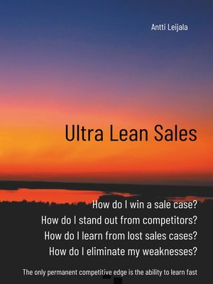 cover image of Ultra Lean Sales